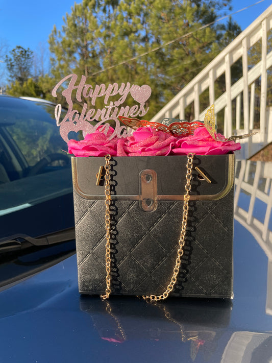 Valentine’s Day bouquet purse