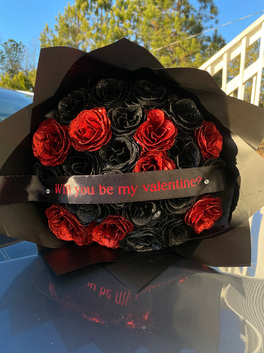 Valentine’s Day proposal bouquet