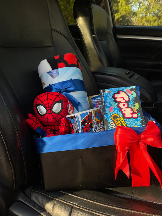 Small spider man basket