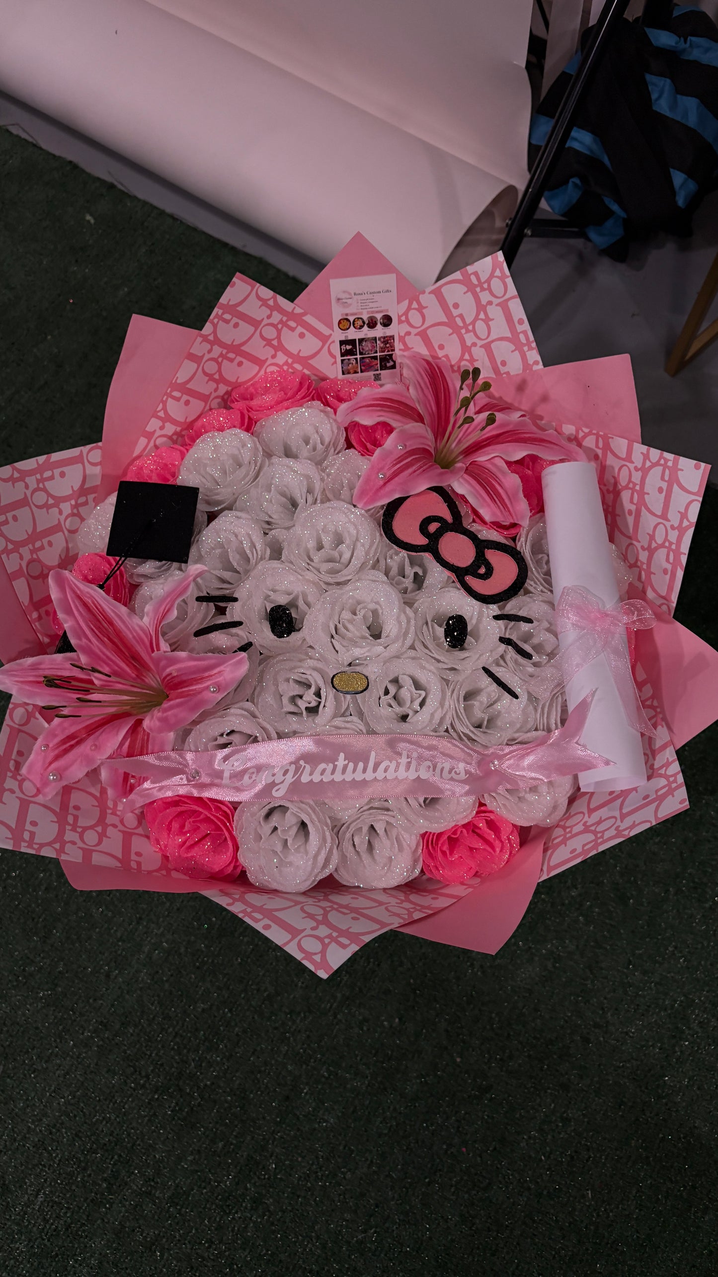 Hello Kitty Grad bouquet🎓💐