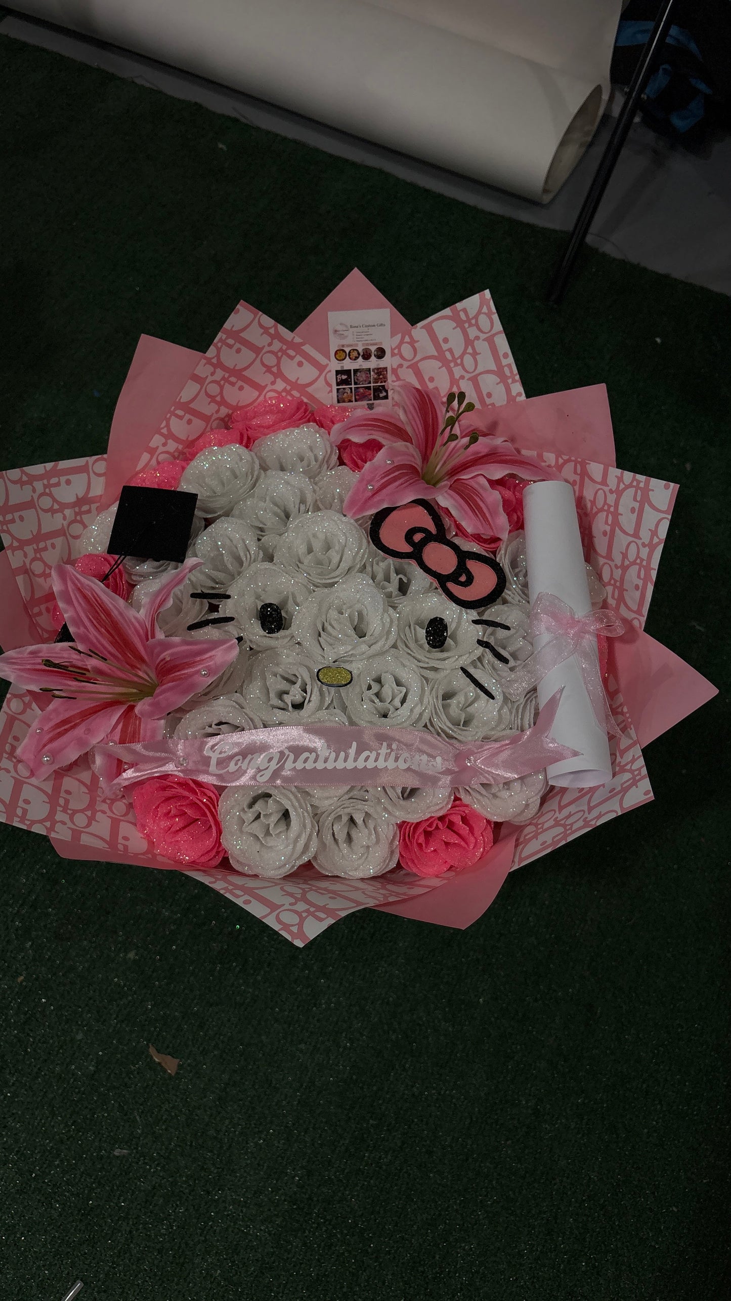 Hello Kitty Grad bouquet🎓💐