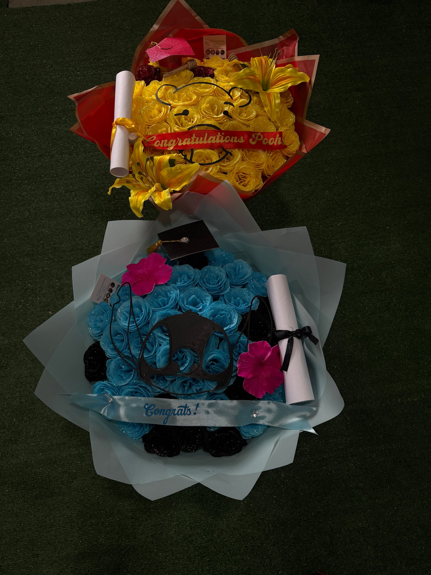 Glitter Graduation themed bouquet🎓💐