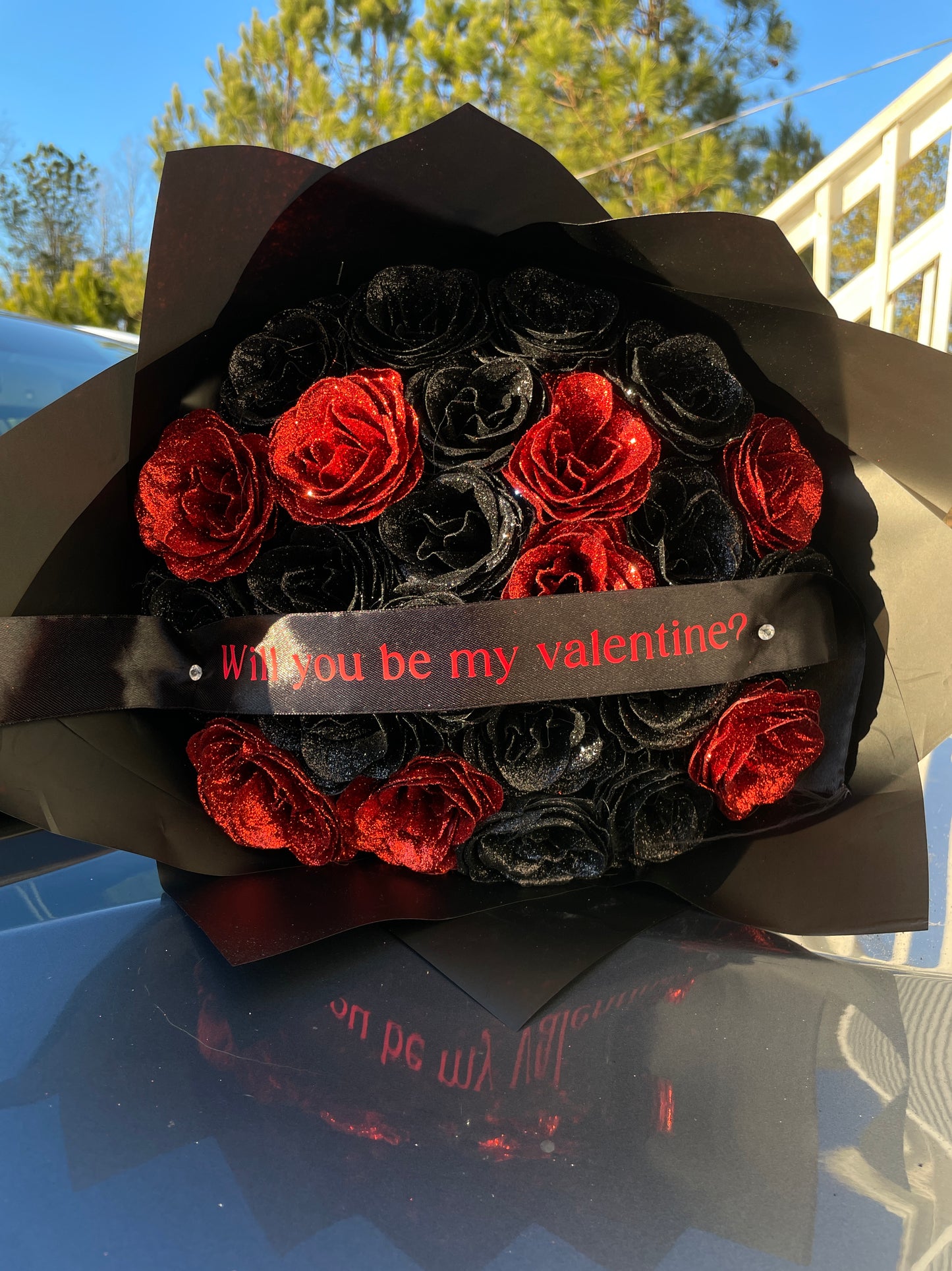 Valentine’s Day proposal bouquet