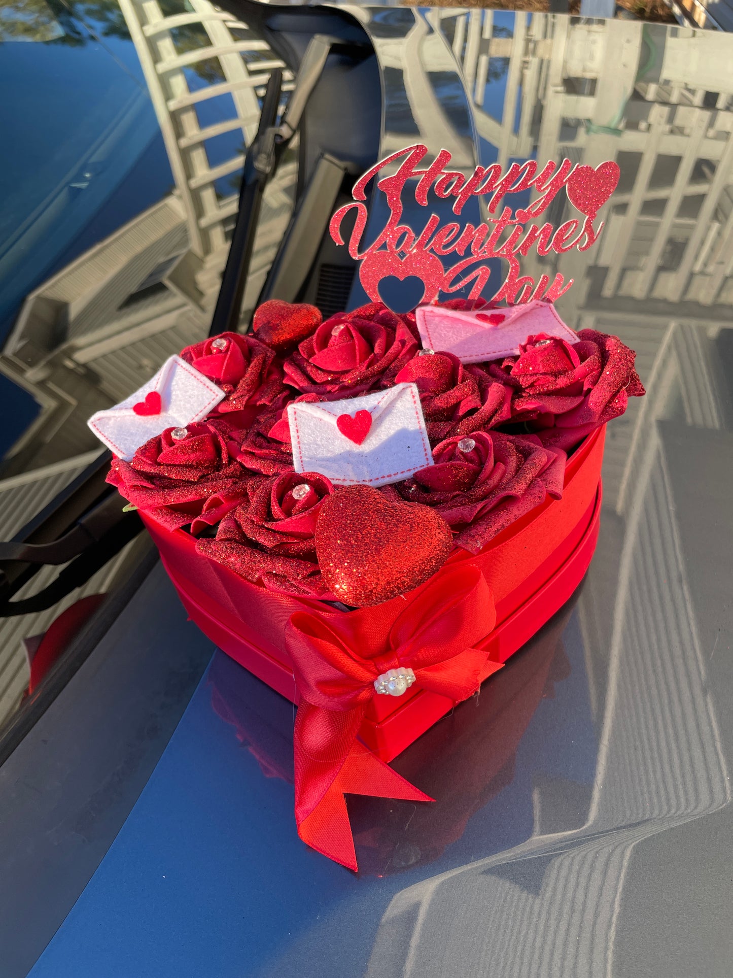 Valentine’s Day heart box ￼