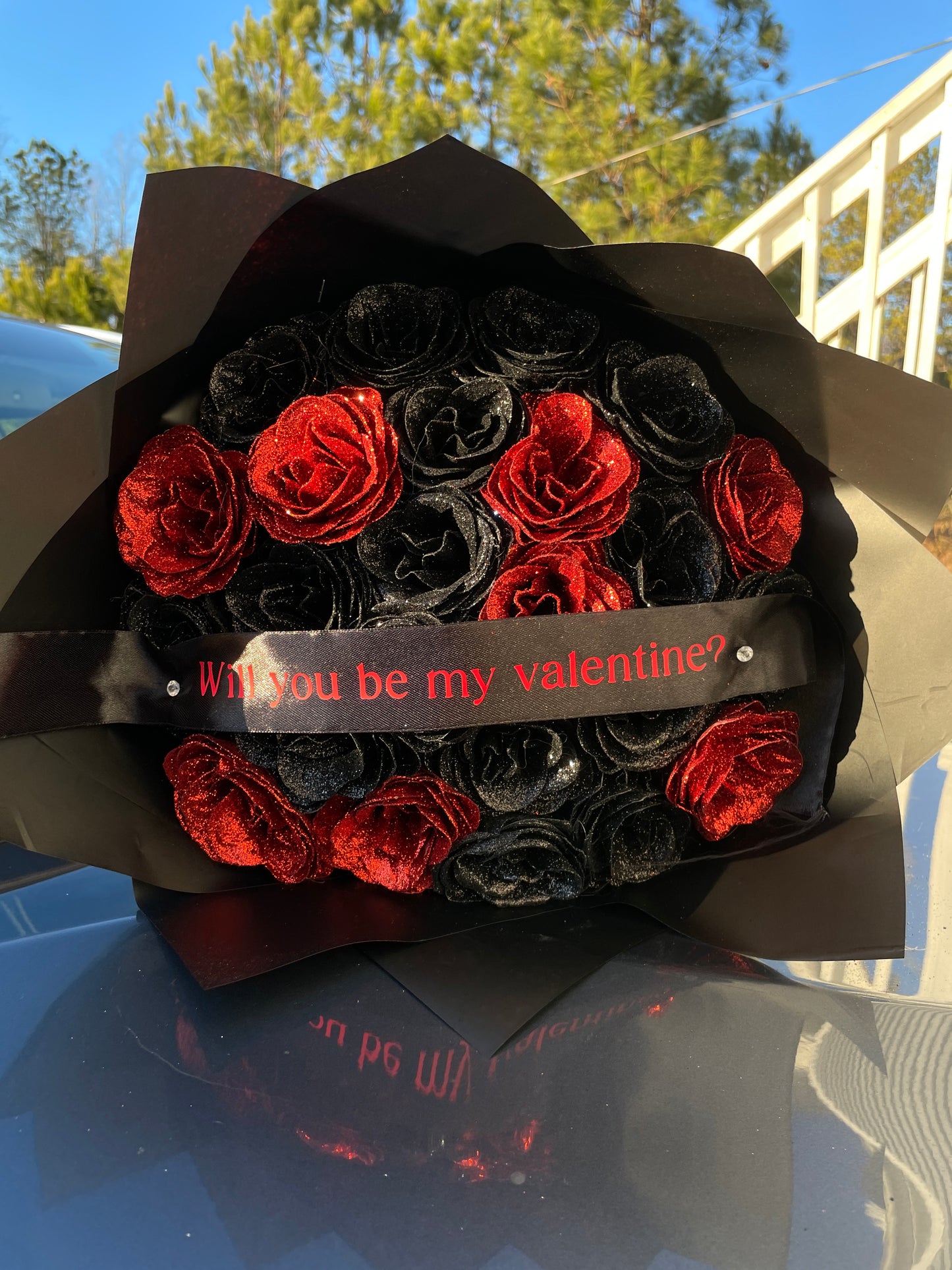Valentine’s Day proposal bouquet